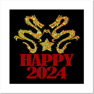 Happy New Year 2024 - 2024 full of good things Posters and Art